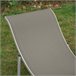 Set de 2 Tumbonas Plegables Aluminio, Texteline Outsunny Gris Claro