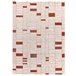 Alfombra de diseño geometrico BERUTI - ATTICGO 133x190 Beige