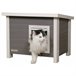 Casa Para Gatos Gris