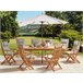 Beliani Conjunto de comedor MAUI II Gris
