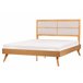 Beliani Cama MDF POISSY 167x202 Marron Claro