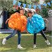 Pelota Burbuja Hinchable Gigante Parachoques Azul