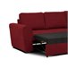 Chaise longue con cama ASTON Rojo