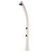 Starmatrix RIO Ducha solar curvada de polietileno 22 litros 2,26m Blanco