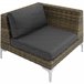 Pieza modular para conjunto de ratán Marron