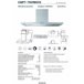 INFINITON Campana de Pared CMPT-TSH9B63X, 400 m3/h, T-Invertida Inox
