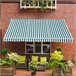 Toldo Manual Plegable Tela de poliéster, aluminio Outsunny 295x250 Verde