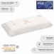 Vipalia Almohada Viscoelástica Compacta. Con tratamiento de Aloe Vera Blanco Veta