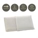 Almohada Viscoelástica Aloe Vera Viaje 30x50cm con Bolsa Transporte 30x50 Blanco/ Gris