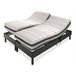 Colchón de núcelo HR SANIPLUS 8K 90x190cm Blanco/ Gris
