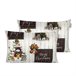 FUNDA DE COJIN DE TERCIOPELO DE NAVIDAD HOLLY JOLLY Blanco