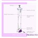 Plancha de Vapor ABS, PP HOMCOM Morado