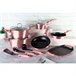 Batería de Cocina Berlinger Haus AT-6044 Rosa