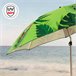 Aktive Sombrilla playa inclinable tropical UV40 c/funda Verde