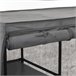 Armario Auxiliar Tela con 3 Cajas Gris