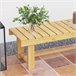 Banco de Jardín Madera de Abeto Outsunny Natural