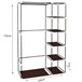 Armario Vestidor de Tela Con Puertas de Cremallera Nyana Home Marron
