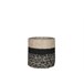 Cesta ERIKA de yute 20x20x20cm Negro