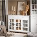 Aparador Cocina con 3 Puertas y 2 Cajones FSB77-W SoBuy Blanco
