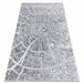 Alfombra MEFE moderna 6185 Árbol Madera Structural dos niveles 80x150 Gris