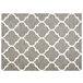 Beliani Alfombra de pelo corto YALOVA 160x230 Gris