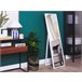 Beliani Espejo de pie TORCY 40x3 Blanco