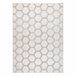Alfombra SANTO sisal 58391 panal 160x220 Crema