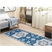 Beliani Alfombra de pelo corto PARVAKADLI 70x200 Azul