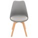 Silla Linares En Estilo Nórdico Blanco