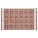 Beliani Alfombra de pelo corto KIRSEHIR 140x200 Rojo