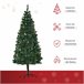 Árbol de Navidad PVC, Metal HOMCOM, hogar - decoración hogareña Verde