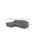 Chaise longue con cama y arcón EDEN Antracita