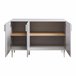 Aparador Starvili con 3 puertas MDF [en.casa] 115 Beige