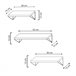 Set de 3 estantes de pared Amaro Madera