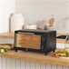 Horno Eléctrico Metal HOMCOM, hogar - cocina Negro