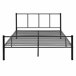 Cama matrimonio Laos con somier - metal Cama matrimonio Laos con somier - metal Negro