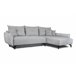 Chaise longue con cama y arcón STOCKHOLM Gris