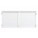 Beliani Conjunto de 2 cajones de cama Madera de pino CRONAT Blanco