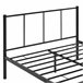 Cama individual Laos con somier - metal 122x209 Cama individual Laos con somier - metal 122x209 Negro