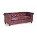 SILLON CHESTER 3 PLAZAS  .Giner y Colomer Marron