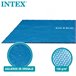 Cobertor solar INTEX piscinas rectangulares Azul