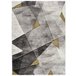 Alfombra geométrica BIANCA - ATTICGO 160x230 Gris