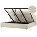 Beliani Cama con almacenaje Bouclé QUILLIEN 192x217 Beliani Cama con almacenaje Bouclé QUILLIEN 192x217 Beige