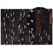Beliani Alfombra de pelo corto AKSEKI 160x230 Marron