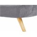 Beliani Funda para sillón BERNES Gris