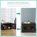 Casa para Gatos MDF PawHut, mascotas - accesorios para gatos Marron