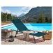 Acomoda Textil – Tumbona de Jardín Plegable y Reclinable. (1 Ud) Azul