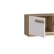 Mueble tv 1 puerta 2 cajones MONTREAL Blanco Brillo