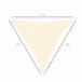 Toldo Vela Triangular PE Outsunny 300x300 Beige