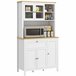 Alacena de Cocina MDF HOMCOM, hogar - cocina Blanco